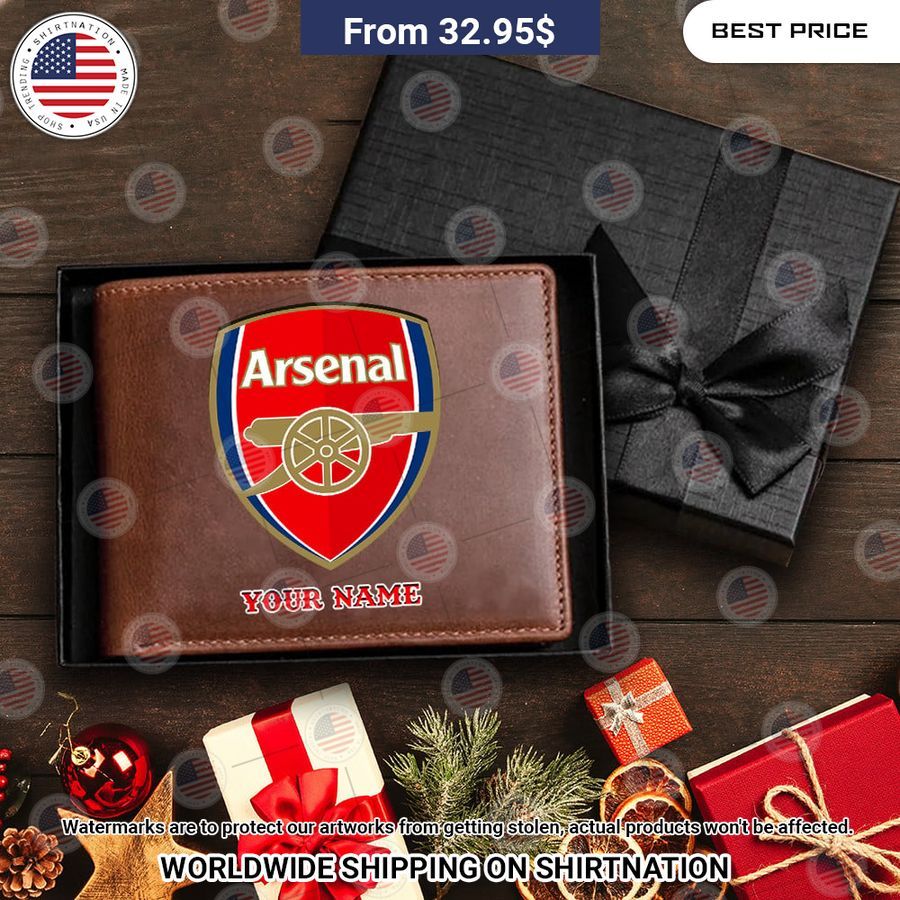 Arsenal Custom Leather Wallet Ah! It is marvellous