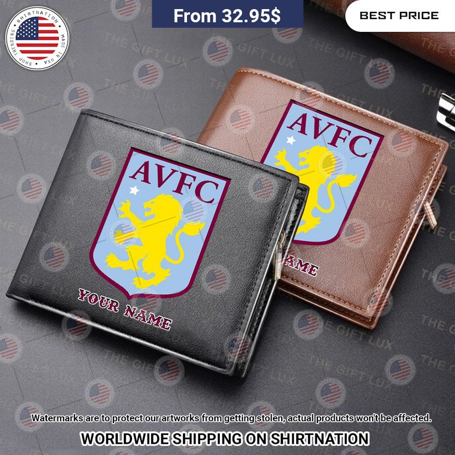Aston Villa Custom Leather Wallet How did you learn to click so well