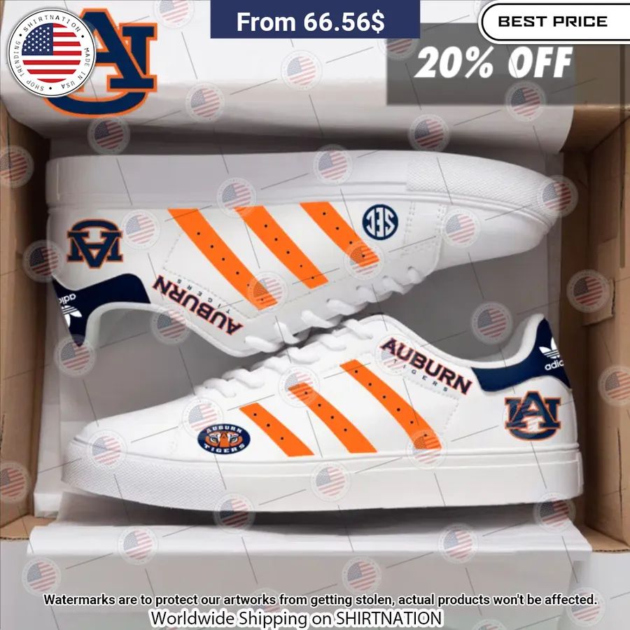 Auburn Tigers Stan Smith Shoes I love how vibrant colors are in the picture.