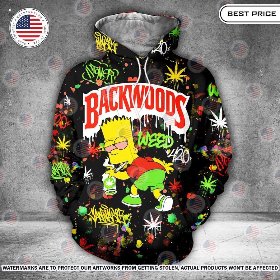 Backwoods Weed 420 Simpson Hoodie Pic of the century