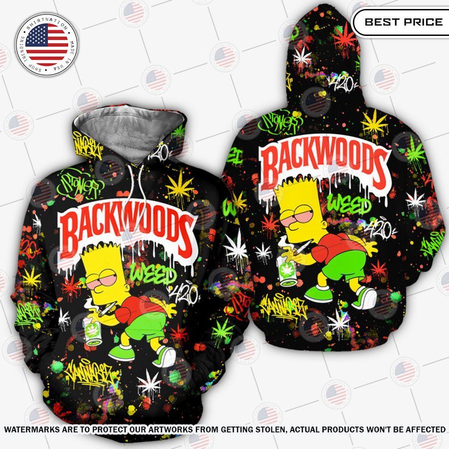 Backwoods Weed 420 Simpson Hoodie Such a charming picture.