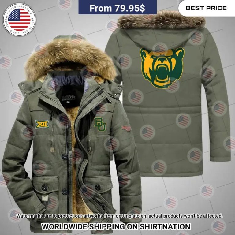 Baylor Bears Parka Jacket You look beautiful forever