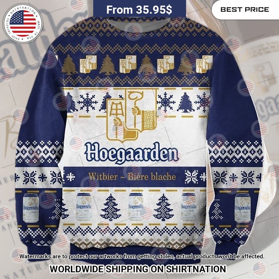 Belgian Hoegaarden Beer Sweater Best picture ever