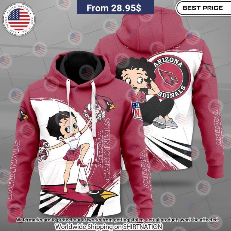 Betty Boop Arizona Cardinals Shirt Cool look bro