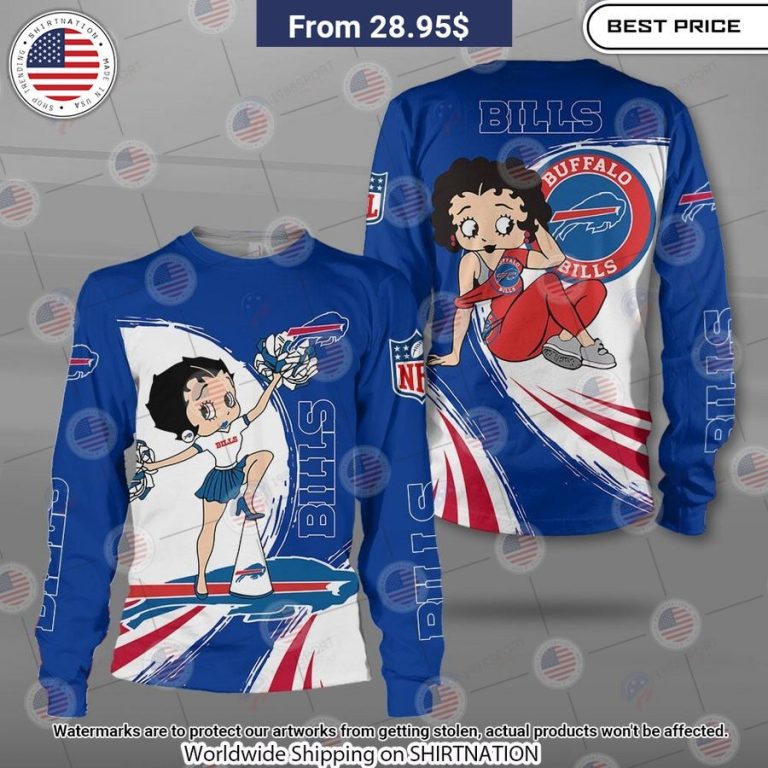 Betty Boop Buffalo Bills Shirt Damn good