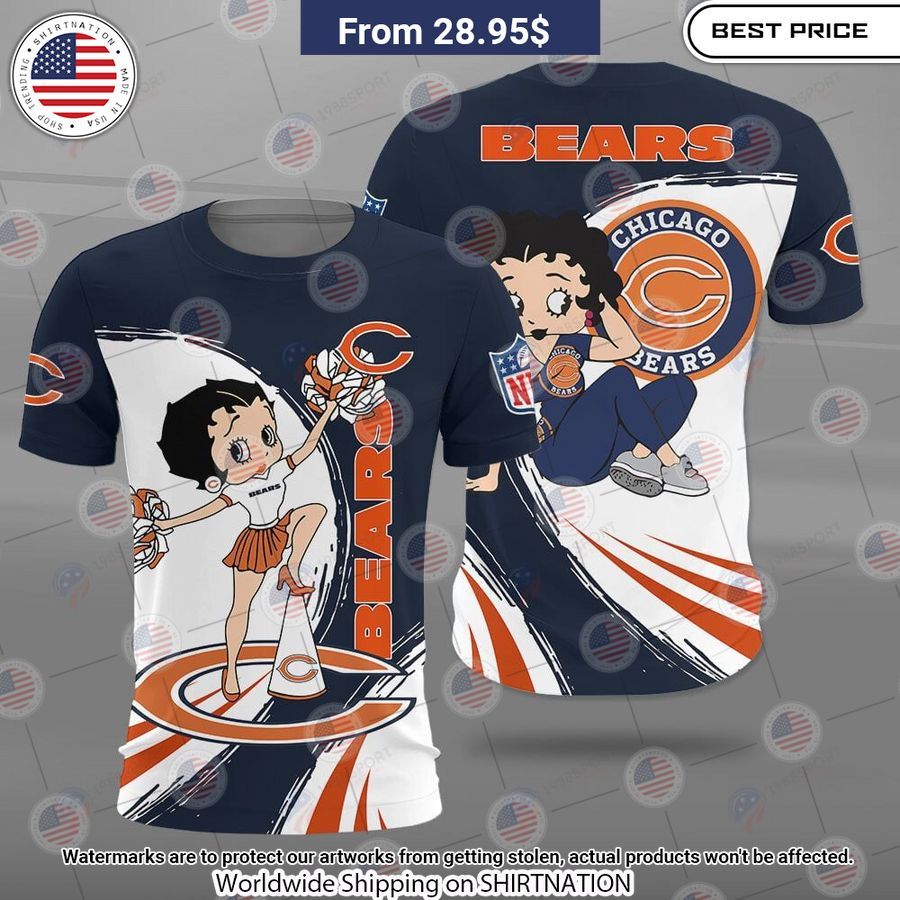 Betty Boop Chicago Bears Shirt It is more than cute