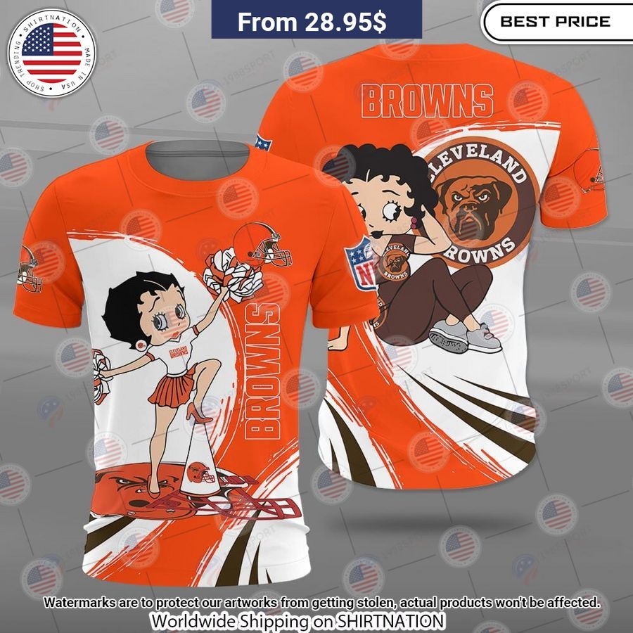 Betty Boop Cleveland Browns Shirt Amazing Pic