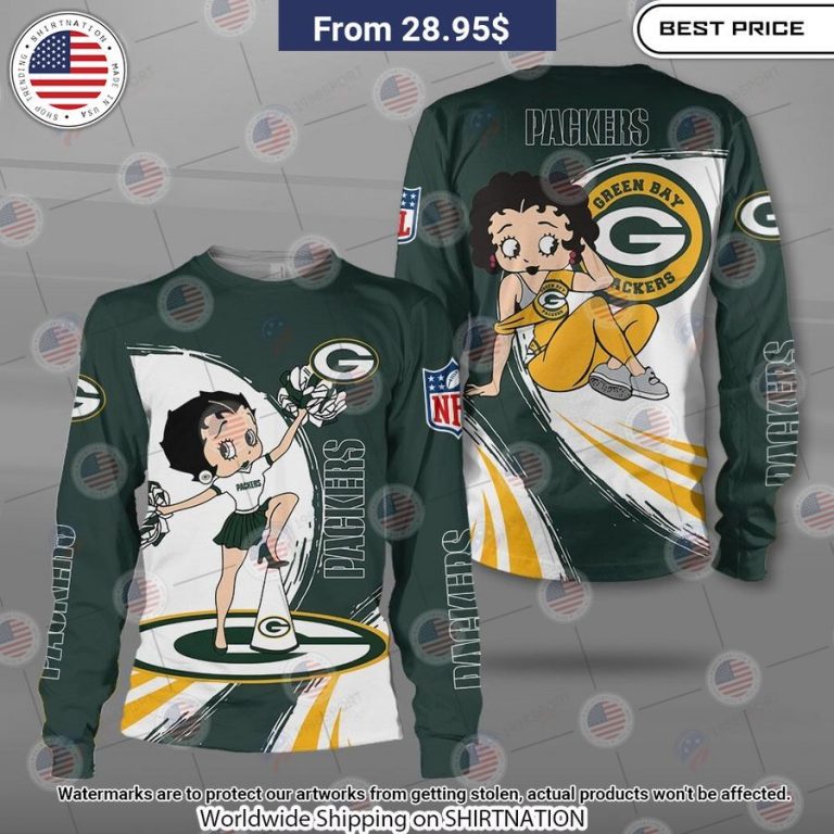 Betty Boop Green Bay Packers Shirt It is more than cute