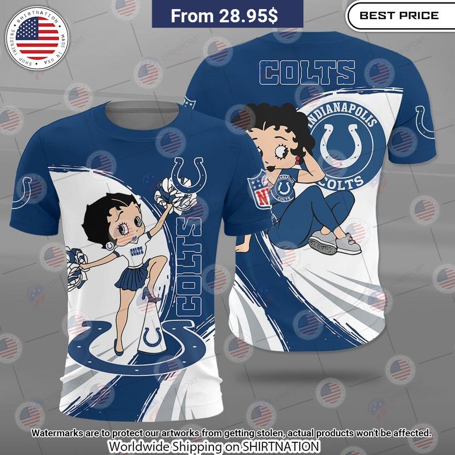 Betty Boop Indianapolis Colts Shirt This is your best picture man