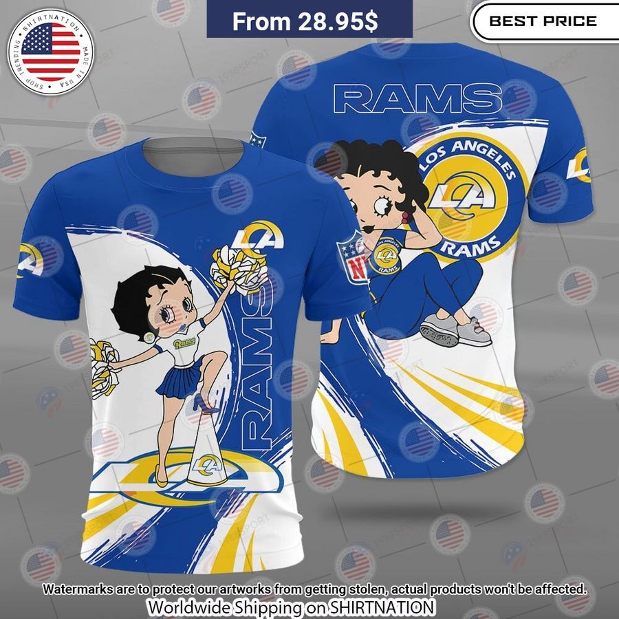 Betty Boop Los Angeles Rams Shirt Best click of yours