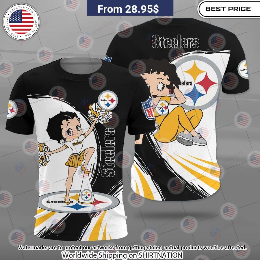Betty Boop Pittsburgh Steelers Shirt You look different and cute