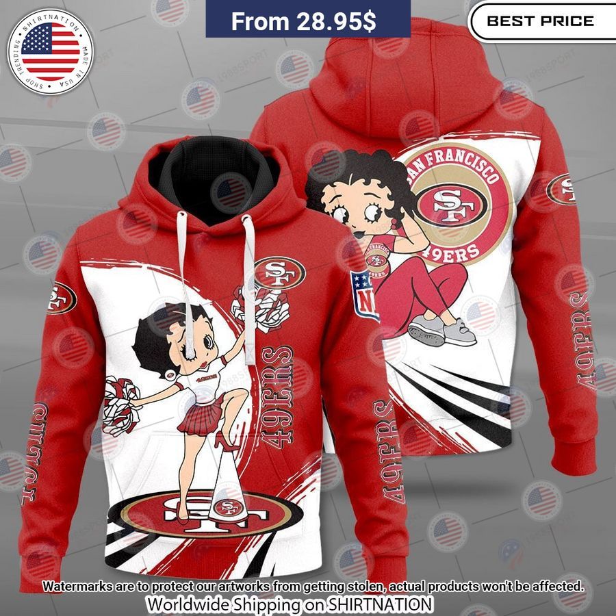 Betty Boop San Francisco 49ers Shirt You tried editing this time?