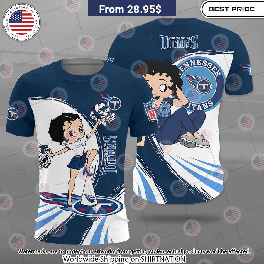Betty Boop Tennessee Titans Shirt You guys complement each other