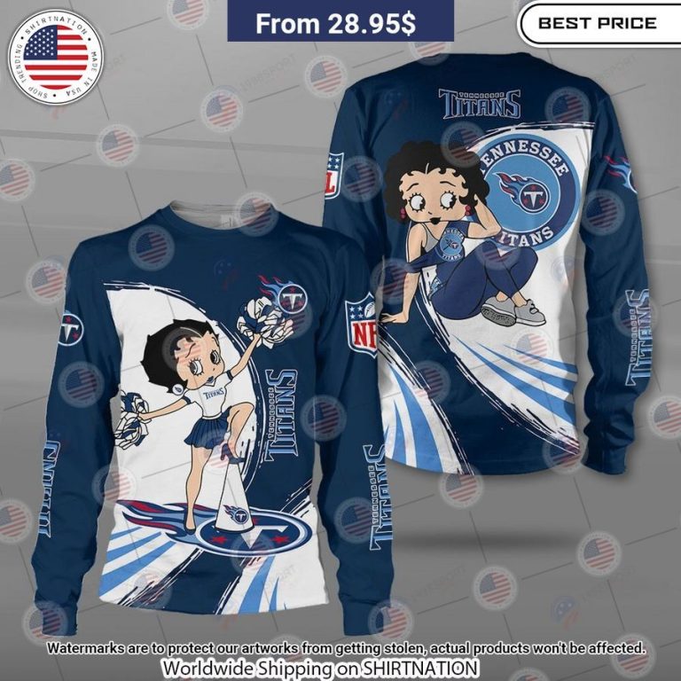 Betty Boop Tennessee Titans Shirt It is too funny