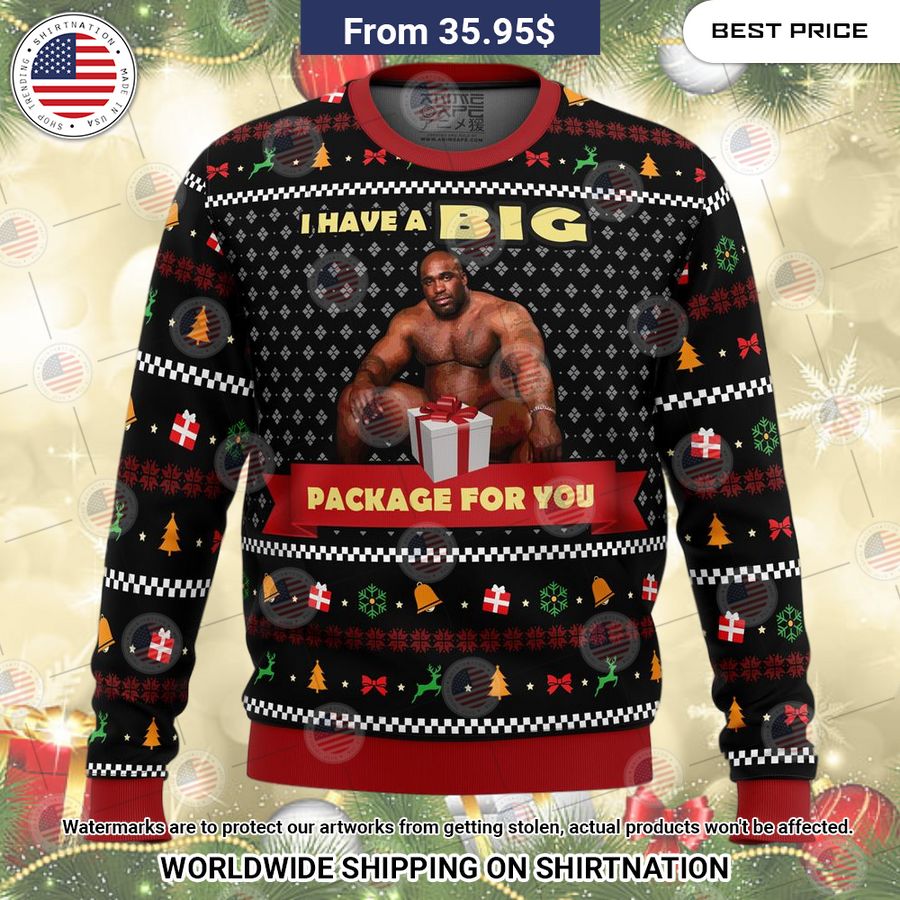 Big Package Barry Wood Meme Christmas Sweater Ah! It is marvellous