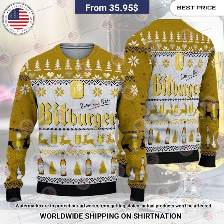 Bitburger Beer Christmas Sweater Best click of yours