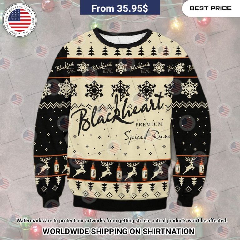 Blackheart Spiced Rum Christmas Sweater You tried editing this time?