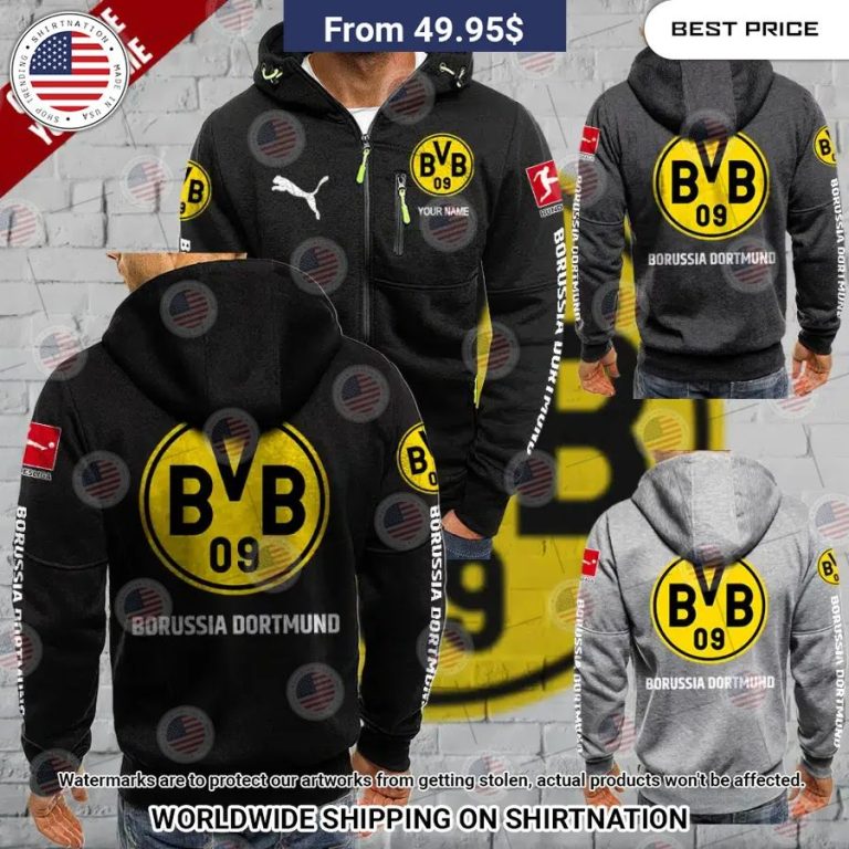 Borussia Dortmund Custom Chest Pocket Hoodie Handsome as usual