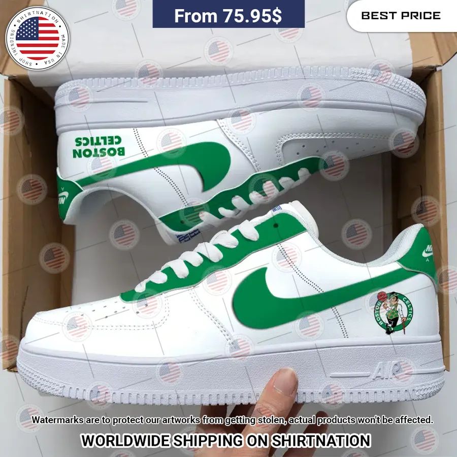 Boston Celtics Air Force 1 This is awesome and unique