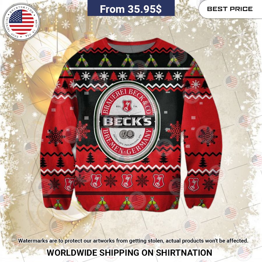 Brauerel Beck Christmas Sweater Stunning