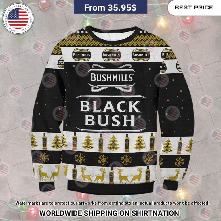 Bushmills Black Bush Christmas Sweater Looking so nice