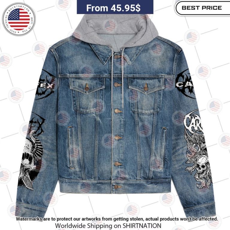 Carnifex Denim Jacket Hooded This place looks exotic.