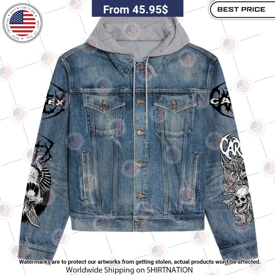 Carnifex Denim Jacket Hooded This place looks exotic.
