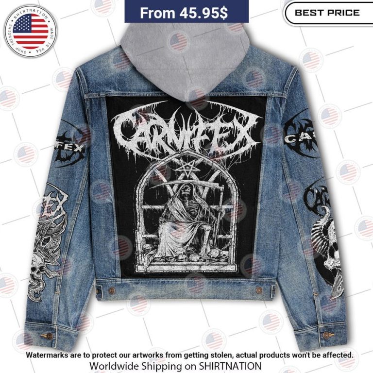 Carnifex Denim Jacket Hooded I like your dress, it is amazing