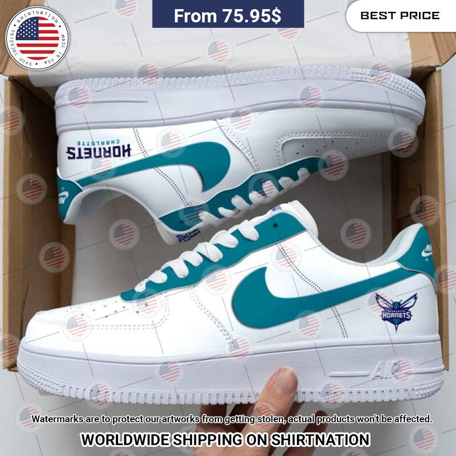 Charlotte Hornets Air Force 1 You look different and cute