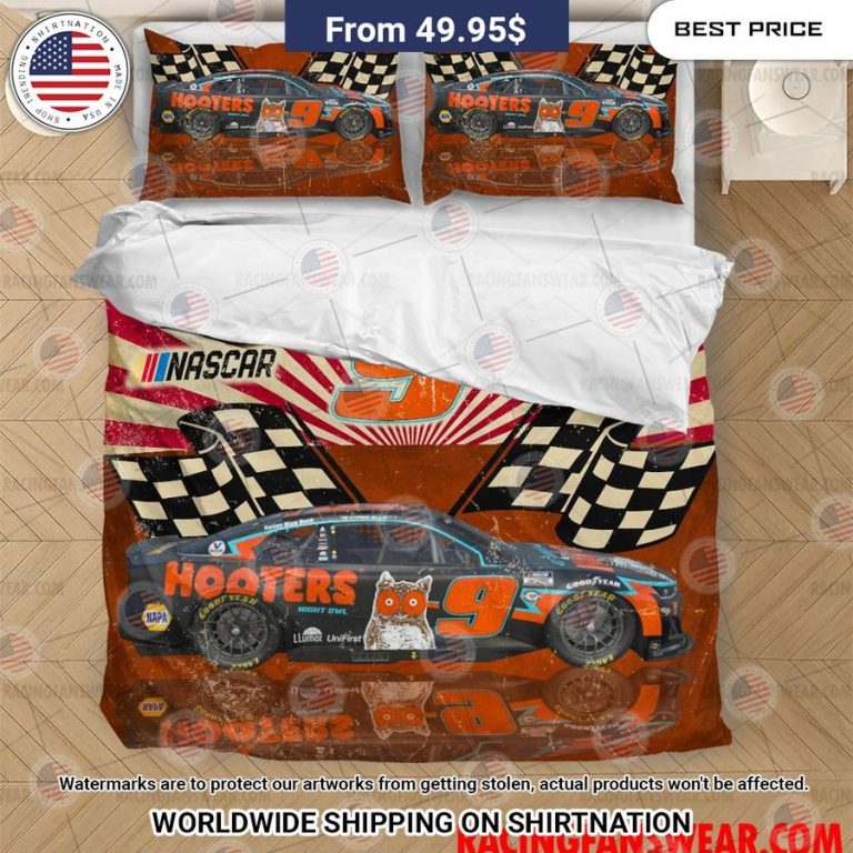 Chase Elliott Nascar Racing Bedding Set Natural and awesome