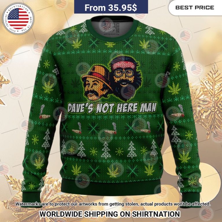 Cheech And Chong Christmas Sweater Amazing Pic