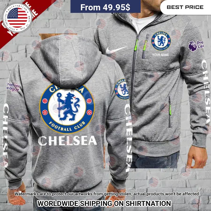Chelsea Custom Chest Pocket Hoodie Beauty is power; a smile is its sword.