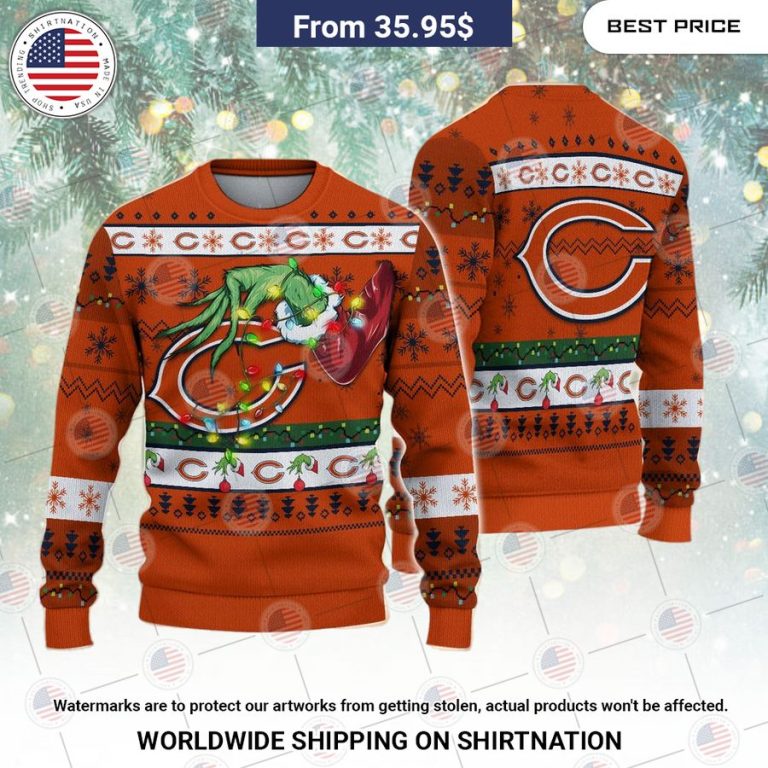 Chicago Bears Grinch Christmas Sweater Have you joined a gymnasium?