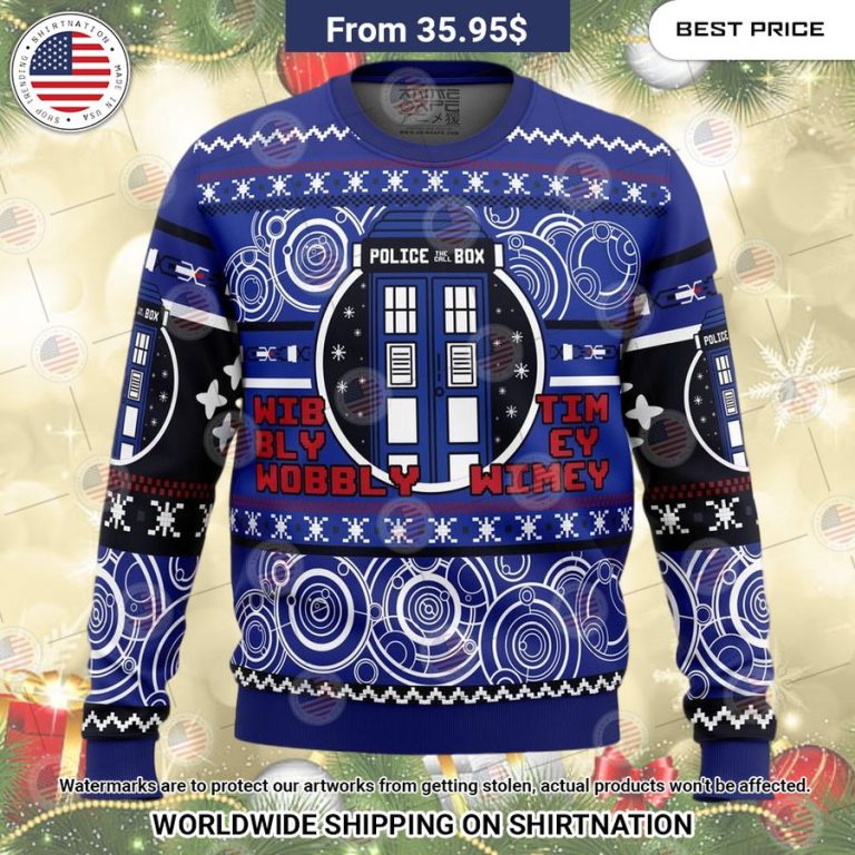 Christmas Through Time And Space Doctor Who Sweater Is this your new friend?