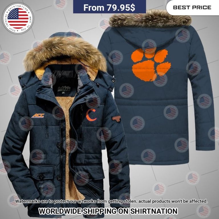 Clemson Tigers Parka Jacket You look cheerful dear