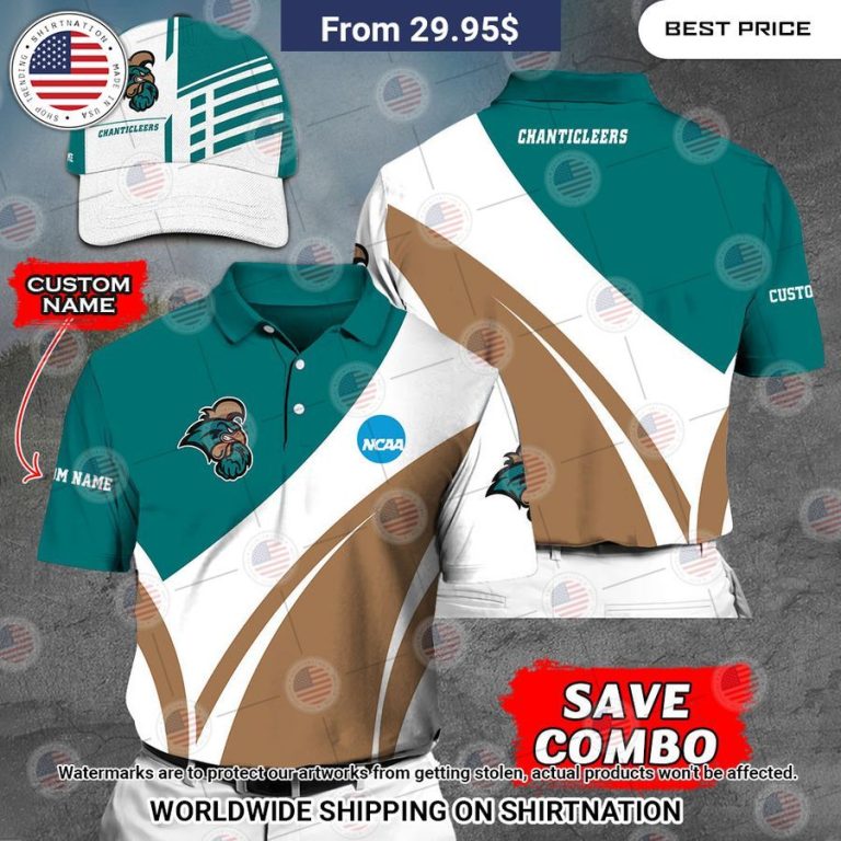 COASTAL CAROLINA CHANTICLEERS Custom Polo Shirt Stunning