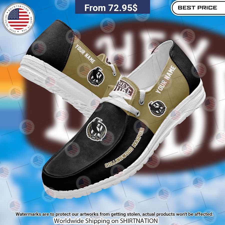 Collingwood Magpies Custom Hey Dude Shoes Cuteness overloaded