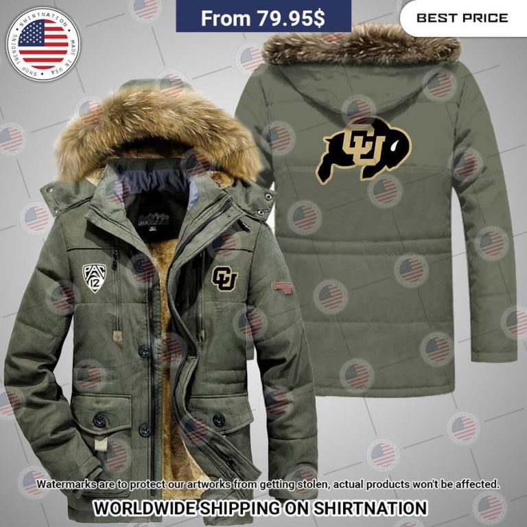 Colorado Buffaloes Parka Jacket You look elegant man