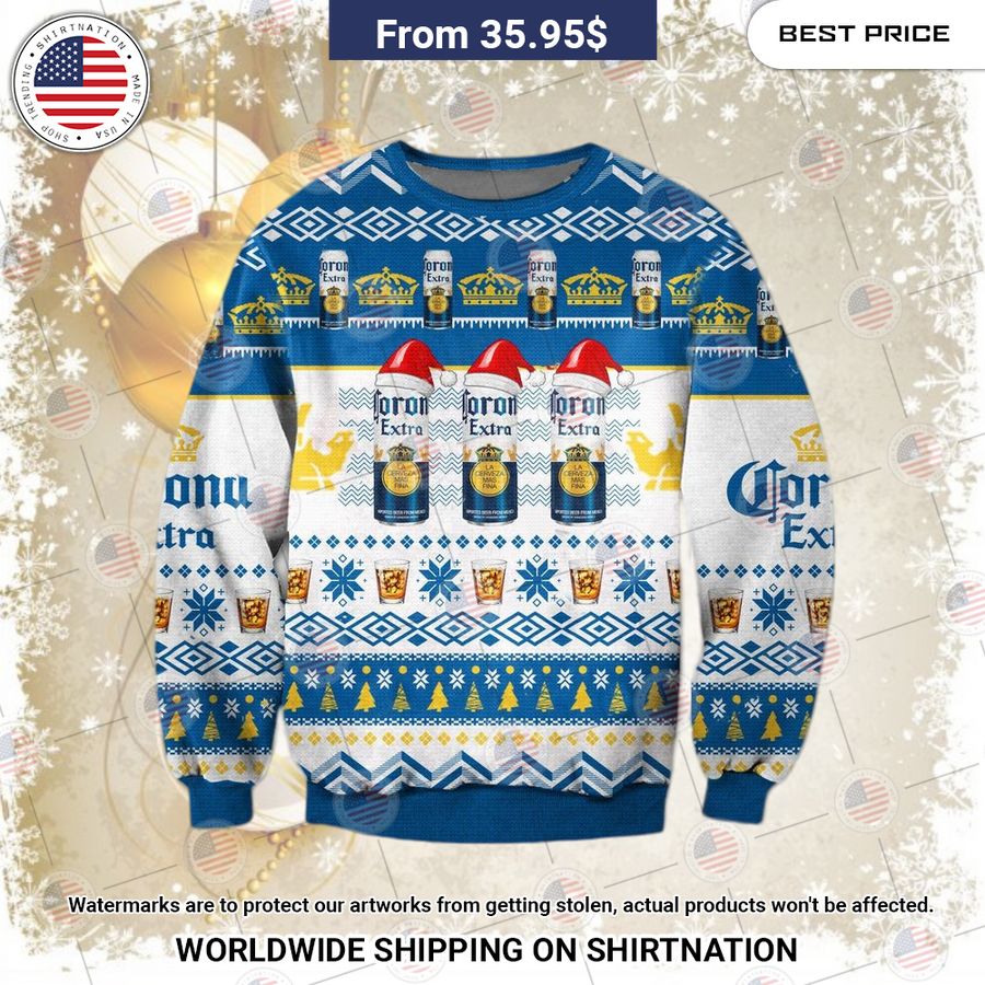 Corona Extra Christmas Sweater You look so healthy and fit