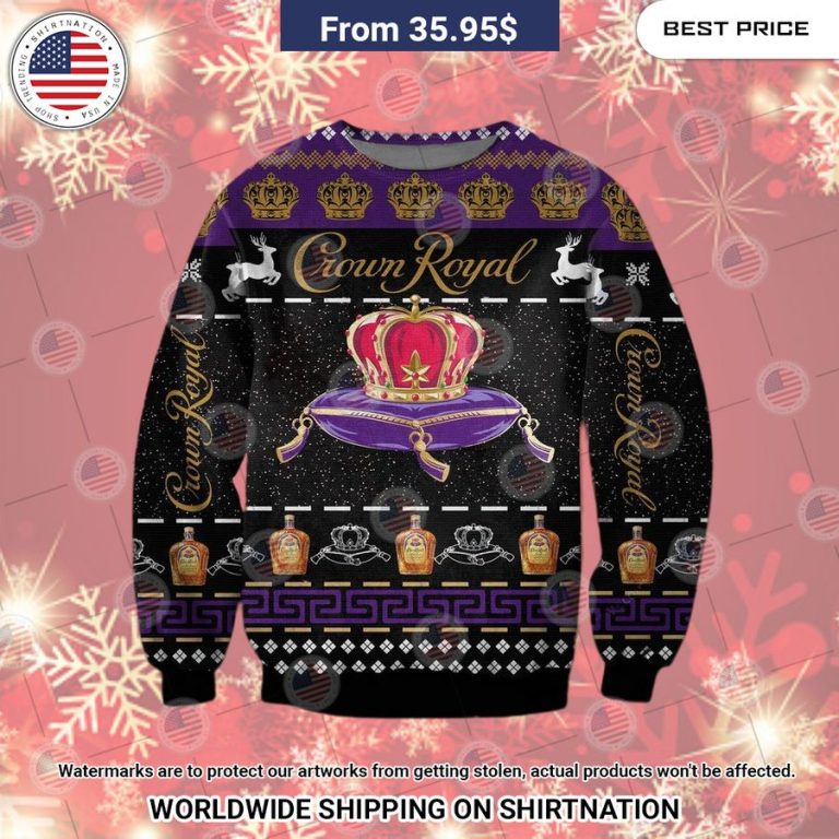 Crown Royal Christmas Sweater Hey! Your profile picture is awesome