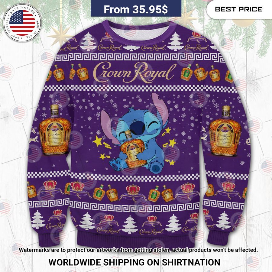 Crown Royal Stitch Sweater The beauty has no boundaries in this picture.