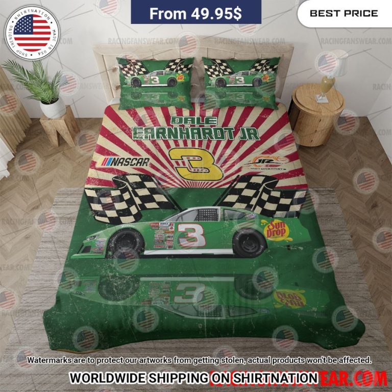 Dale Earnhardt Jr Nascar Racing Bedding Set Best couple on earth