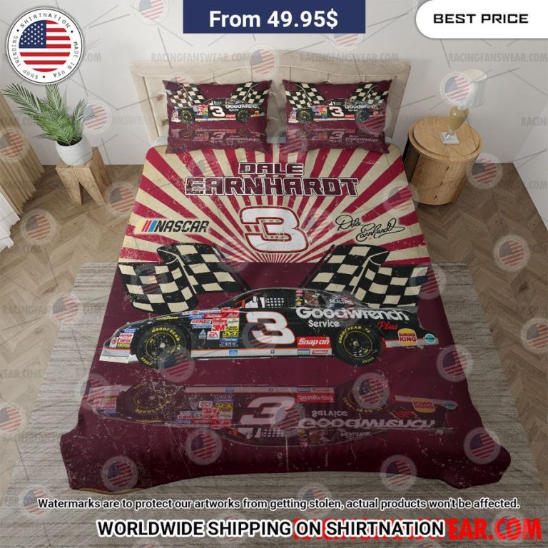 Dale Earnhardt Nascar Racing Bedding Set Eye soothing picture dear