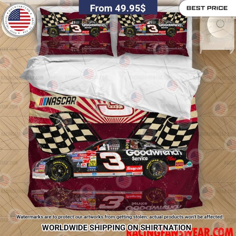 Dale Earnhardt Nascar Racing Bedding Set Sizzling