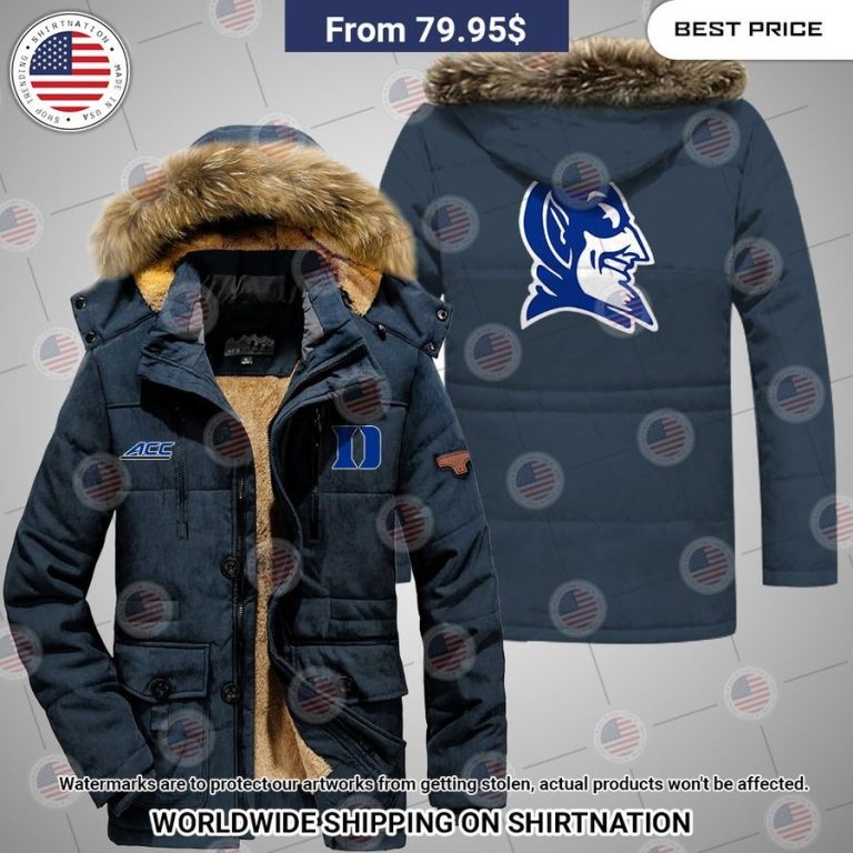 Duke Blue Devils Parka Jacket Cuteness overloaded