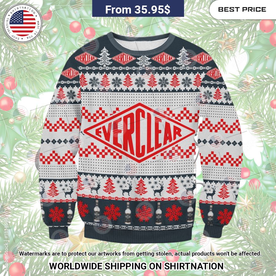 Everclear Ugly Christmas Sweater Oh my God you have put on so much!
