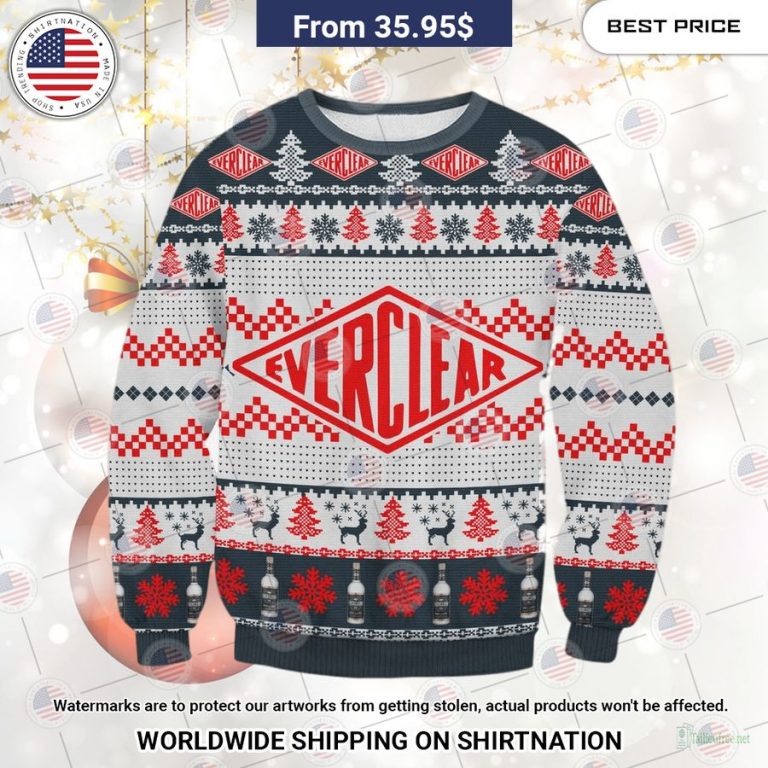 Everclear Ugly Christmas Sweater Nice place and nice picture