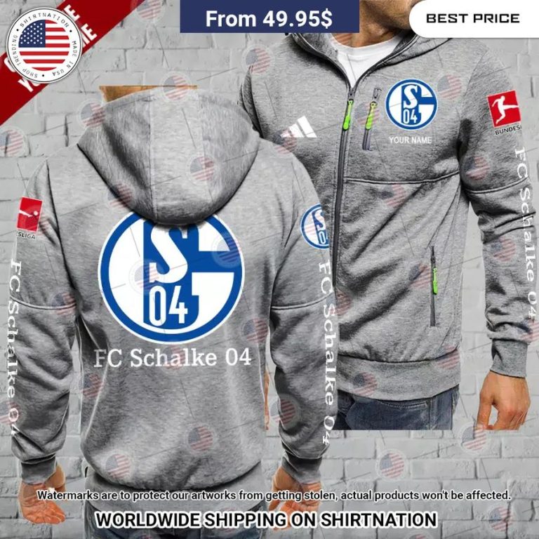 FC Schalke 04 Custom Chest Pocket Hoodie Stunning