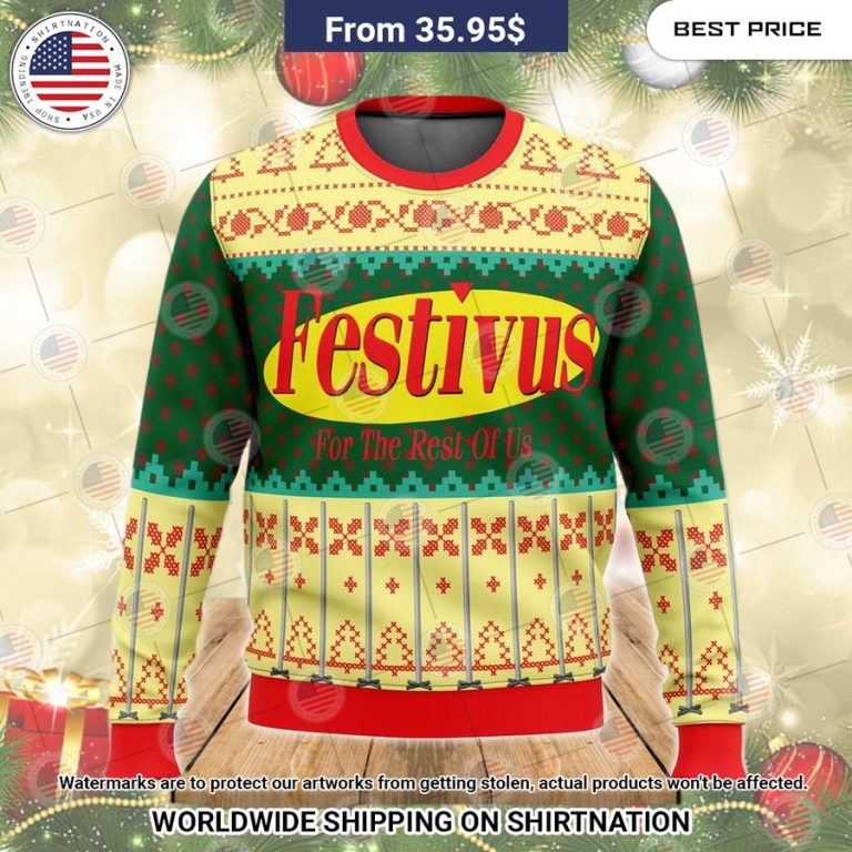 Festivus For The Rest Of Us Christmas Sweater Nice photo dude