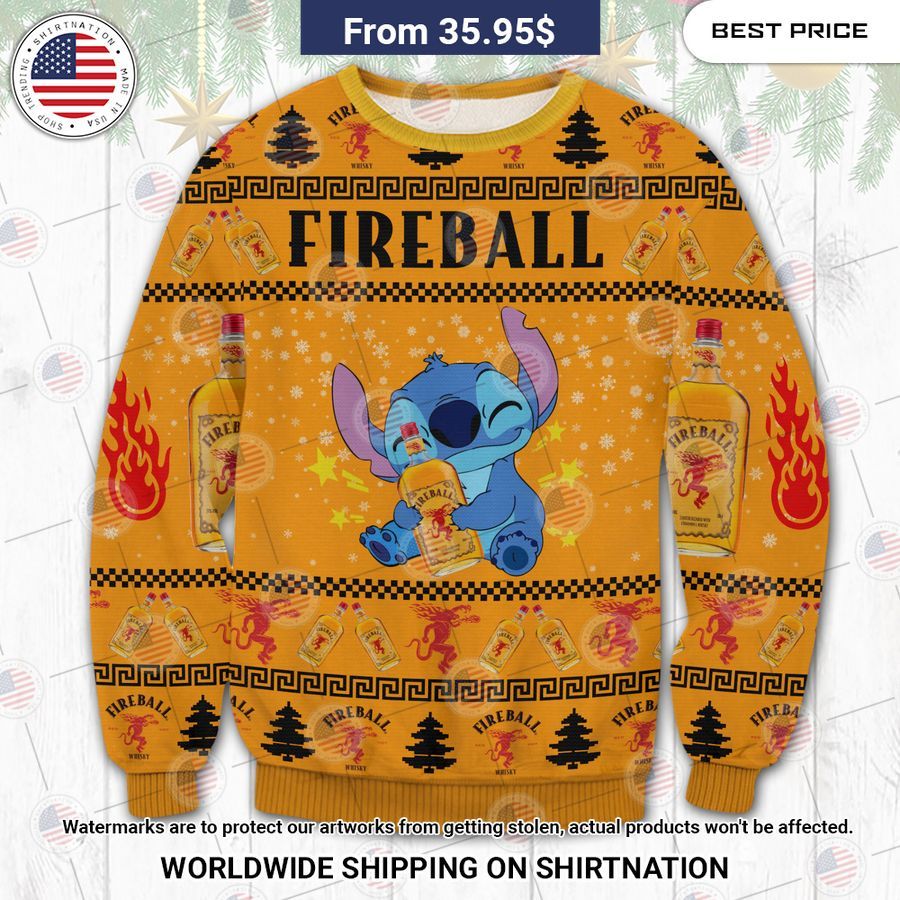 Fireball Stitch Christmas Sweater Studious look